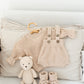 Baby and Mama Gift Box | knit newborn outfit & baby keepsake box