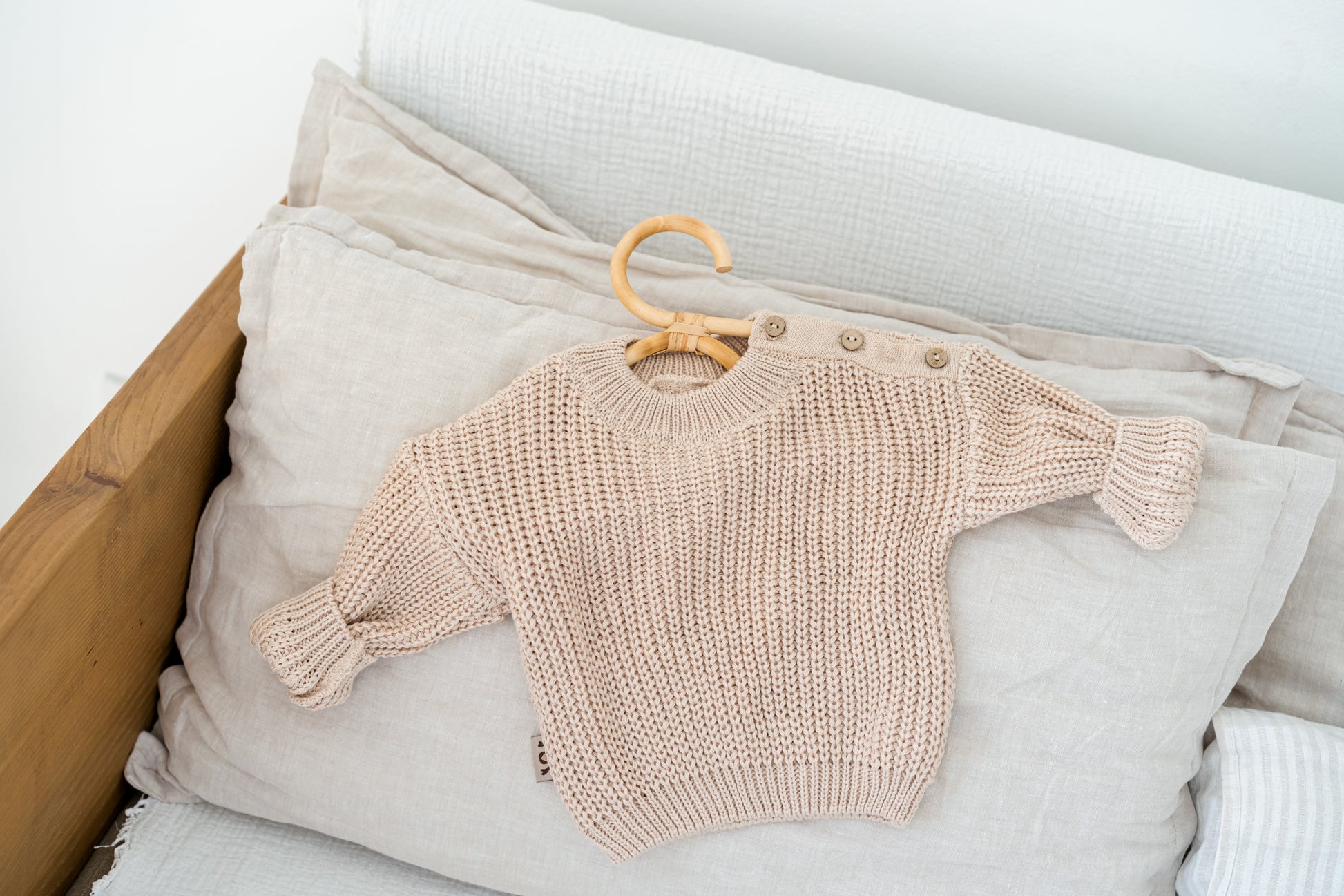 newborn knit sweater, first coming home outfit