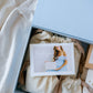 Newborn Baby Boy Keepsake Box in blue azure | MY BABY BOX