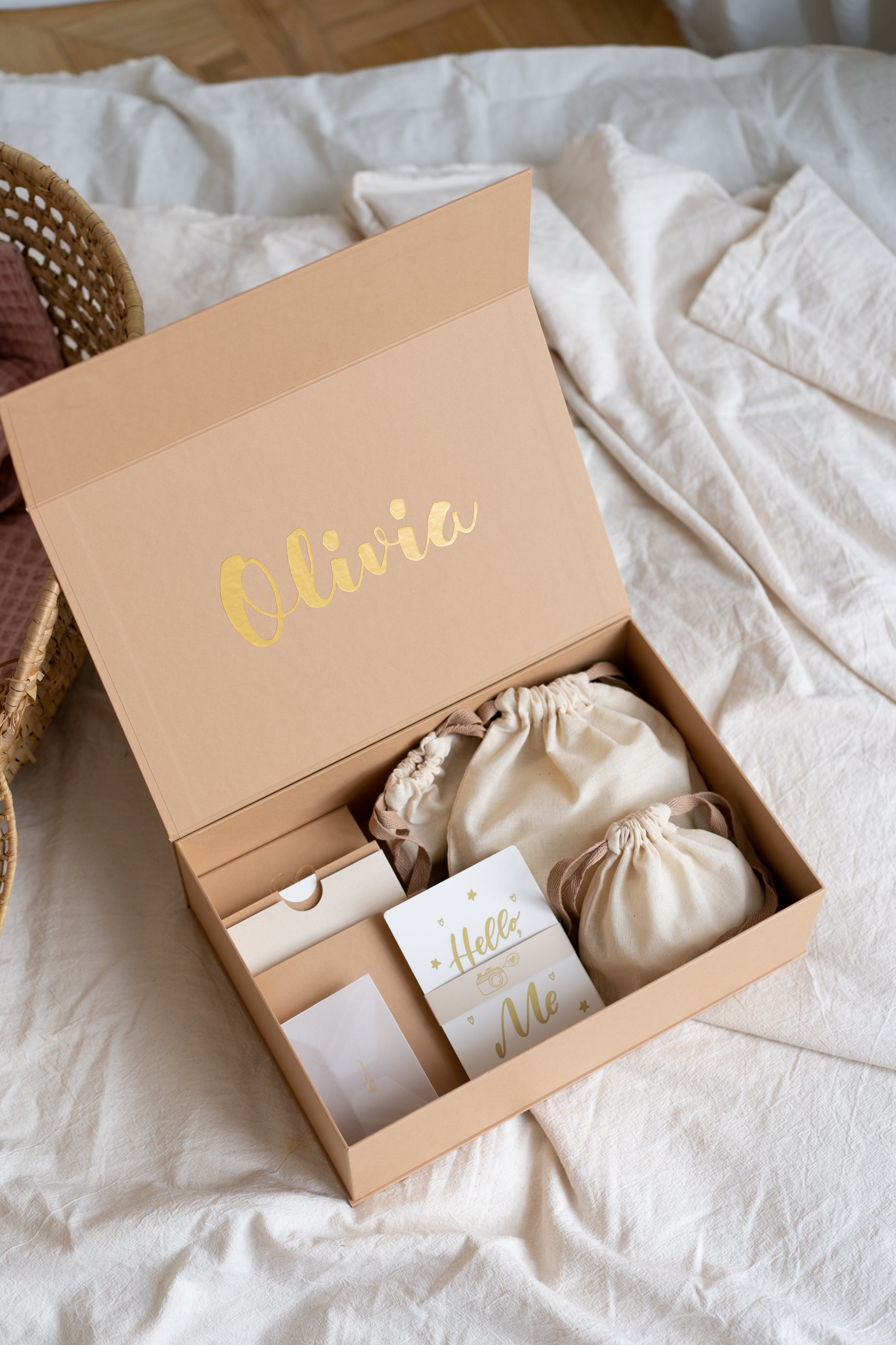Milk and Love Congratulations! Luxe First Trimester Pregnancy Care Gift for  Mum to Be