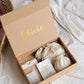 Personalized Gender Neutral Baby Keepsake Box, baby gift set, pregnancy congratulations gift
