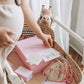 Baby Girl and Mama Gift Box | knit newborn outfit & baby keepsake box