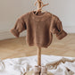 newborn coming home outfit - baby knit oversized sweater