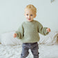 Toddler Knit Sweater, baby knit cotton oversized chunky sweater