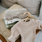 Baby coming home outfit - oversized knit sweater