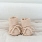 Newborn Knit Set Outfit | Chunky Sweater, Knit Bloomers and Booties in beige